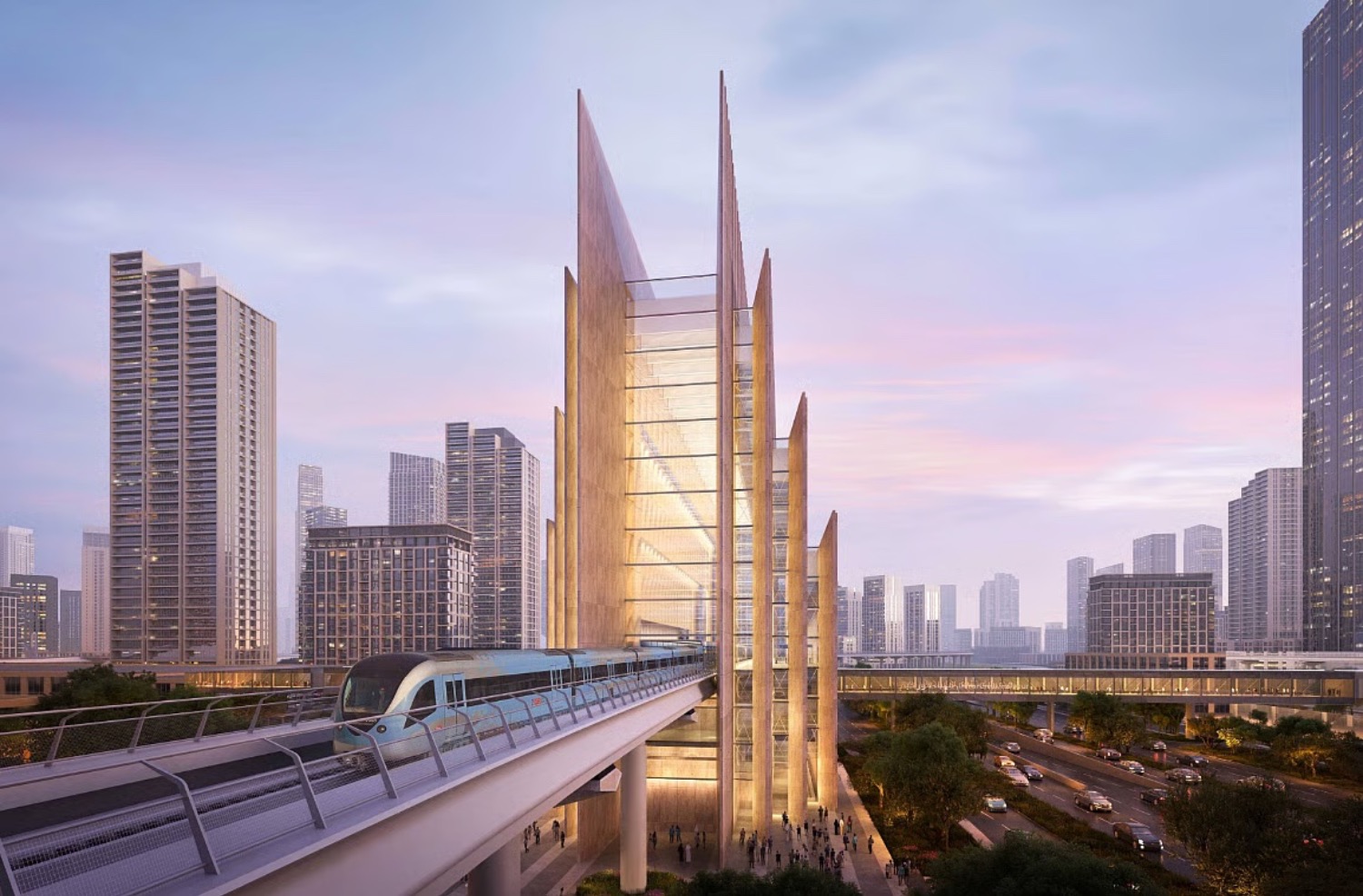 Dubais Blue Line: Höchste Metrostation der Welt | Die Geissens Real Estate | Luxus Immobilien mit Carmen und Robert Geiss – Die Geissens in Dubai